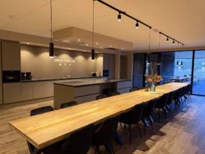Groepsaccommodatie Vliersche Veld living en keuken