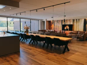 Woonkamer De Eik Groepsaccommodatie Vliersche Veld living en keuken